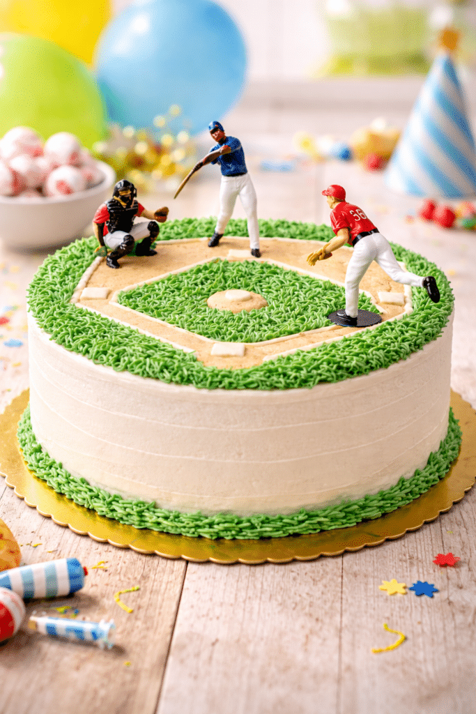 Baseball Cake NYC - Custom Sports Cake by Crumbly Bakery