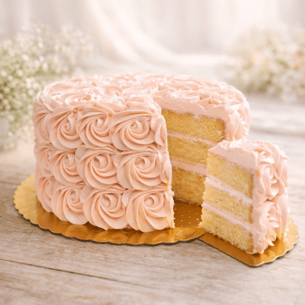 Roses Cake NYC - Romantic Floral Celebration Cake by Crumbly