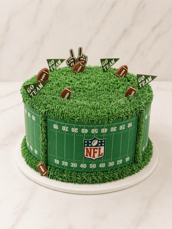 NFL Sports Cake NYC | Custom Football Cake | Crumbly Bakery